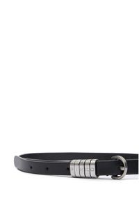Pinko - PINKO Pasek Damski Saddle Belt H1,2 20252 PLT01 105479.A1AC Czarny. Kolor: czarny. Materiał: skóra