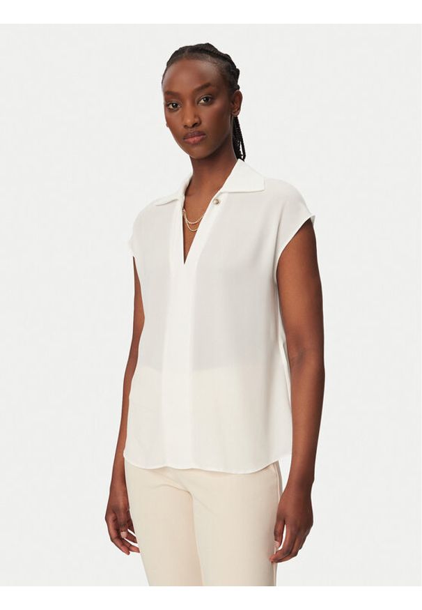 Rinascimento Bluzka CFC0020253002 Biały Regular Fit. Kolor: biały. Materiał: syntetyk