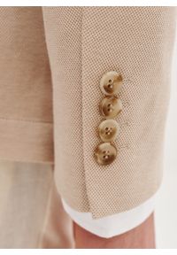 Pako Lorente - PAKO LORENTE – Dzianinowa marynarka w kolorze beżowym. Kolor: czerwony, beżowy. Materiał: dzianina. Sezon: wiosna #3