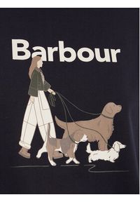 Barbour Bluzka Woodhouse LTS0686NY73 Granatowy Regular Fit. Kolor: niebieski. Materiał: bawełna #4