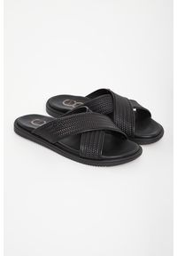 Klapki męskie skórzane CESARE CASADEI. Materiał: skóra #1