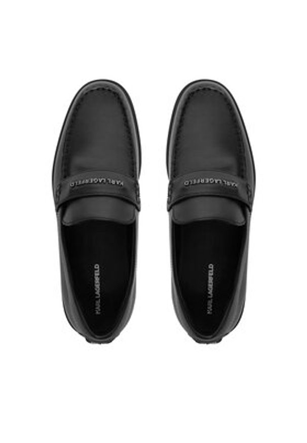 Karl Lagerfeld - KARL LAGERFELD Półbuty Kori KL21410 Czarny. Kolor: czarny. Materiał: skóra