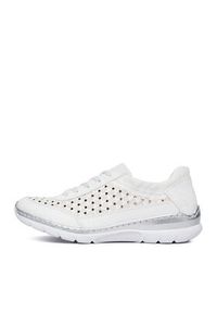 Rieker Półbuty CEO-L3217-80 Biały. Kolor: biały. Materiał: skóra #7