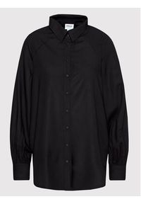 Vero Moda Koszula Tonia 10263982 Czarny Oversize. Kolor: czarny. Materiał: wiskoza