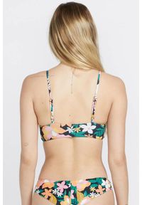 Góra od bikini damska Volcom Had Me At Aloha. Kolor: czarny, wielokolorowy. Materiał: elastan, poliester