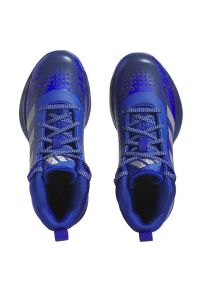 Adidas - Buty do koszykówki adidas Cross Em Up 5 K Wide W HQ8495 niebieskie niebieskie. Zapięcie: sznurówki. Kolor: niebieski. Materiał: syntetyk, guma. Szerokość cholewki: normalna. Sport: koszykówka #4