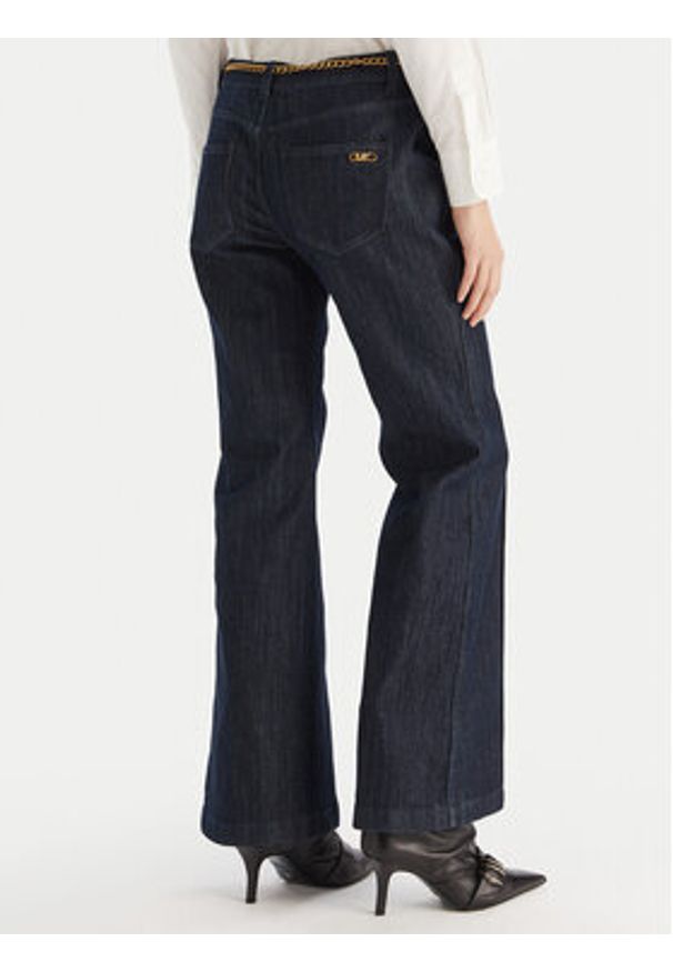 MICHAEL Michael Kors Jeansy MF590HRM24 Granatowy Bootcut Fit. Kolor: niebieski
