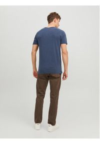 Jack & Jones - Jack&Jones T-Shirt Split 12164972 Granatowy Standard Fit. Kolor: niebieski. Materiał: bawełna #6
