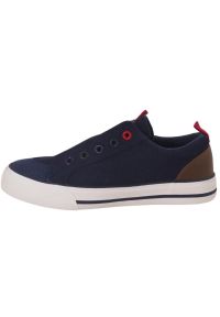 Buty Lee Cooper LCW-24-31-2279K niebieskie. Okazja: na uczelnię, na co dzień. Zapięcie: bez zapięcia. Kolor: niebieski. Materiał: materiał, tkanina, guma. Szerokość cholewki: normalna. Styl: casual #4