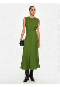 Patrizia Pepe Sukienka codzienna 8A1378/AL65-G163 Zielony Regular Fit. Okazja: na co dzień. Kolor: zielony. Materiał: wiskoza. Typ sukienki: proste. Styl: casual #5