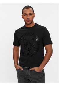 Plein Sport T-Shirt SADC MTK6929 SJY001N Czarny Regular Fit. Kolor: czarny. Materiał: bawełna. Styl: sportowy #1