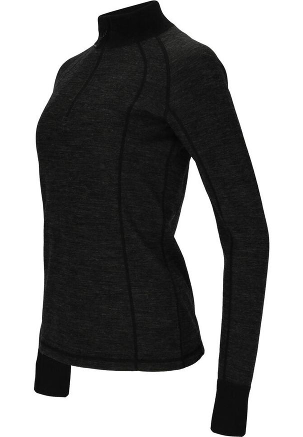 SCHÖFFEL - Bluza termoaktywna damska Whistler Candee Merino. Kolor: szary. Sezon: zima. Sport: narciarstwo