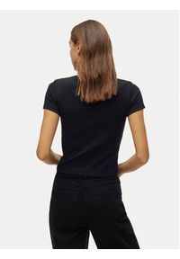 Vero Moda T-Shirt Chloe 10306894 Czarny Tight Fit. Kolor: czarny. Materiał: bawełna #4