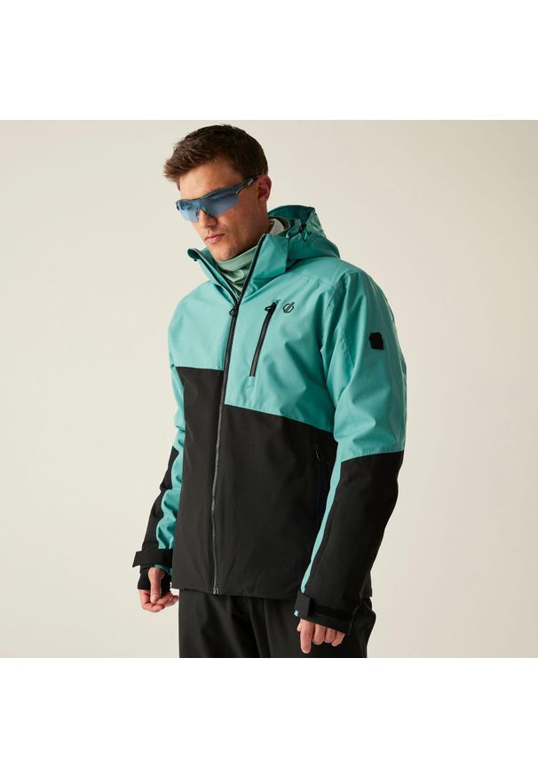 DARE 2B - Kurtka narciarska męska z membraną Halfpipe III Dare 2b. Kolor: niebieski. Materiał: poliester. Sezon: zima. Sport: narciarstwo