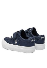 Polo Ralph Lauren Sneakersy RL00029411 T Granatowy. Kolor: niebieski. Materiał: skóra #4