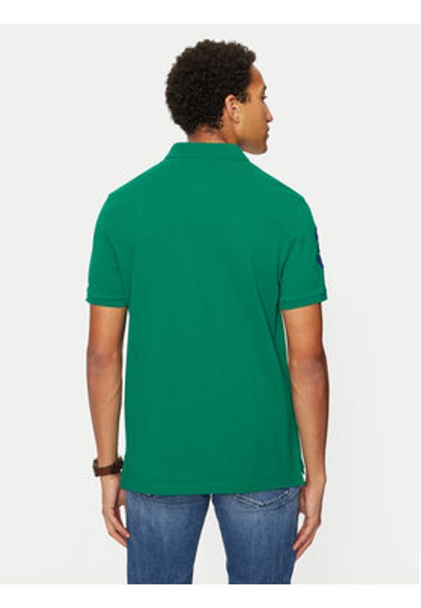 U.S. Polo Assn. Polo MUP3313 Zielony Regular Fit. Typ kołnierza: polo. Kolor: zielony. Materiał: bawełna