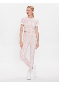 Guess T-Shirt V3GP08 KBP41 Różowy Regular Fit. Kolor: różowy. Materiał: bawełna #2