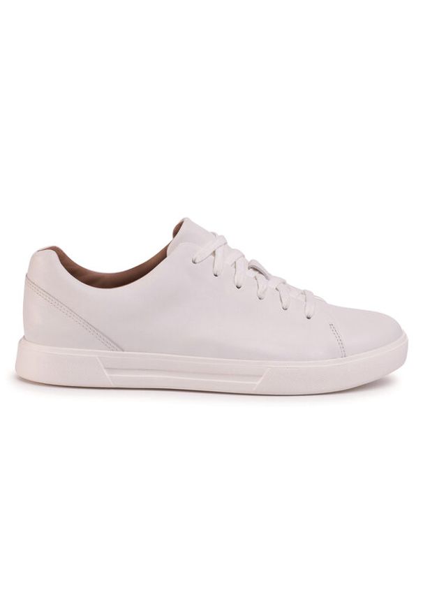Clarks Sneakersy Un Costa Lace 261401647 Biały. Kolor: biały. Materiał: skóra