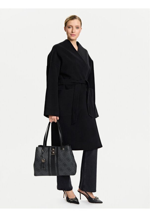 Guess Torebka Erenia HWSO78 38230 Szary. Kolor: szary. Materiał: skórzane