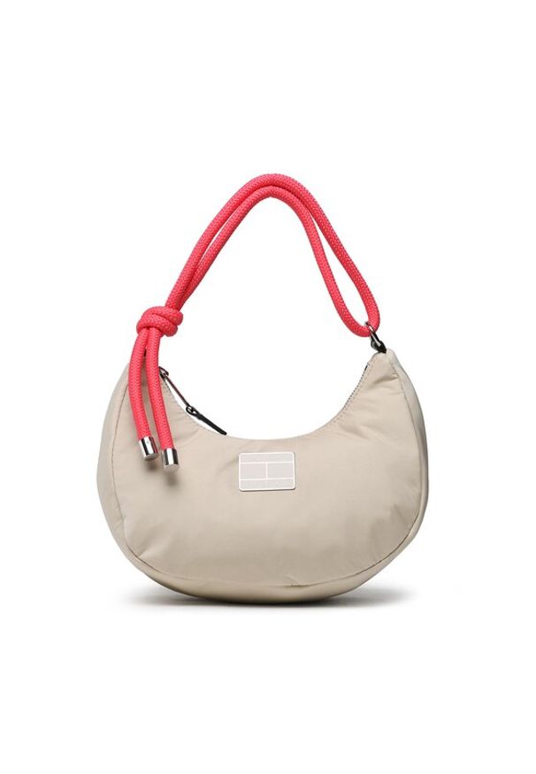 Tommy Jeans Torebka Tjm Beach Summer Shoulder Bag AW0AW14580 Beżowy. Kolor: beżowy