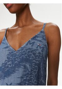 Tommy Jeans Sukienka letnia Laser Chambray DW0DW17950 Niebieski Relaxed Fit. Kolor: niebieski. Materiał: bawełna. Sezon: lato #2
