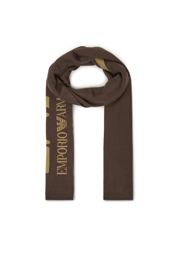 EA7 Emporio Armani Szalik 7X000007 AF11994 M6162 Brązowy. Kolor: brązowy. Materiał: akryl, materiał