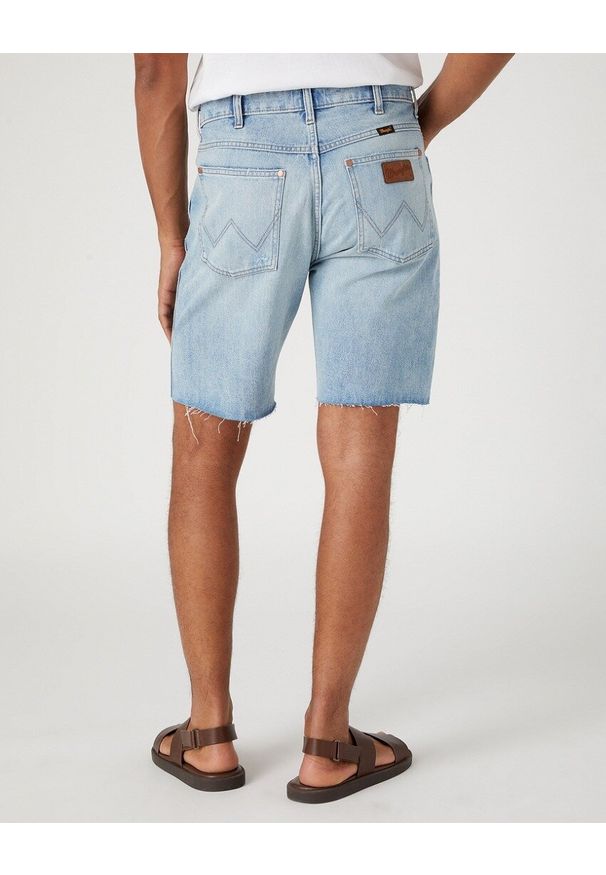 Wrangler - WRANGLER FRONTIER SHORT MĘSKIE SZORTY KRÓTKIE SPODENKI SUNFADE W16WEI180 112334229. Długość: krótkie