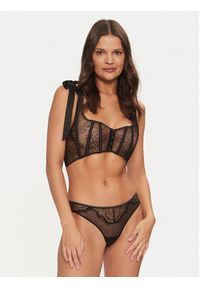TwinSet - TWINSET Biustonosz z fiszbiną 242LL6JYY Czarny. Kolor: czarny. Materiał: syntetyk #4