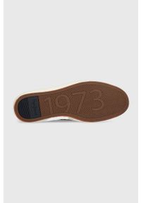 Pepe Jeans sneakersy skórzane YOGI BOOT kolor brązowy PMS30998. Nosek buta: okrągły. Zapięcie: sznurówki. Kolor: brązowy. Materiał: skóra #4