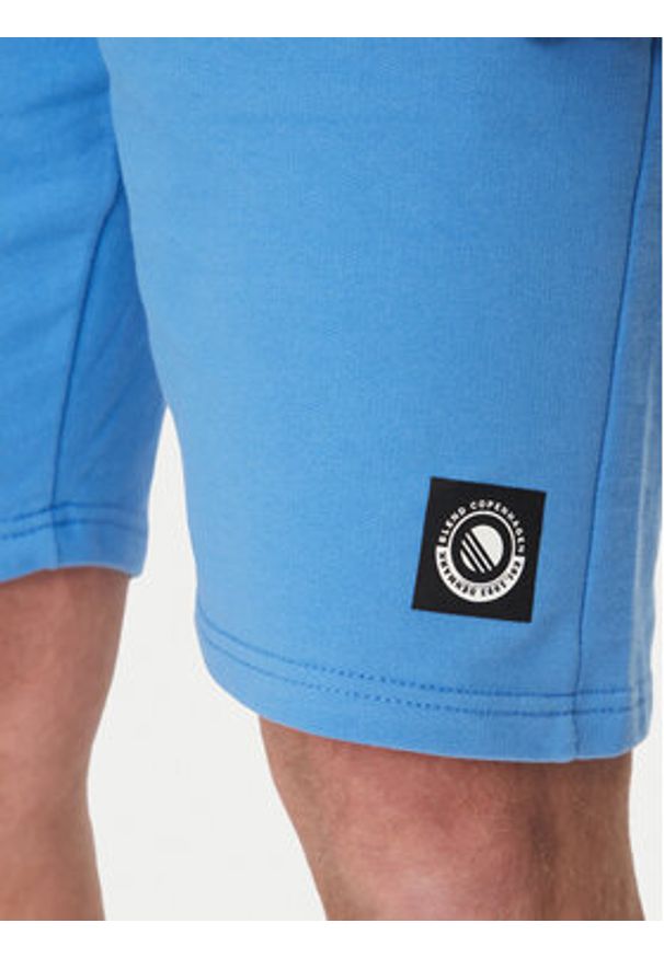 Blend Szorty sportowe 20718064 Niebieski Regular Fit. Kolor: niebieski. Materiał: bawełna. Styl: sportowy