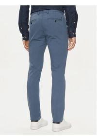 TOMMY HILFIGER - Tommy Hilfiger Chinosy Bleecker MW0MW33910 Niebieski Slim Fit. Kolor: niebieski. Materiał: bawełna #3