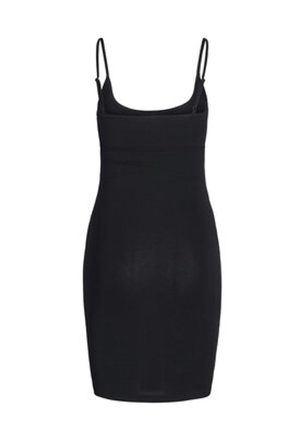 JJXX Sukienka codzienna Gigi 12267294 Czarny Slim Fit. Okazja: na co dzień. Kolor: czarny. Materiał: bawełna. Typ sukienki: proste. Styl: casual