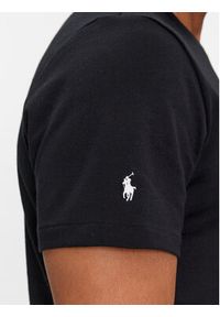Polo Ralph Lauren T-Shirt 714932511002 Czarny Regular Fit. Typ kołnierza: polo. Kolor: czarny. Materiał: syntetyk, bawełna #4