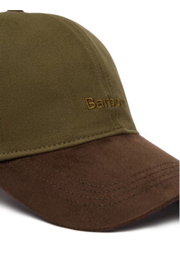 Barbour Czapka z daszkiem Langdale MHA0934OL71 Zielony. Kolor: zielony. Materiał: bawełna