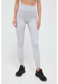 Guess legginsy damskie kolor zielony wzorzyste. Stan: podwyższony. Kolor: zielony. Materiał: dzianina #3