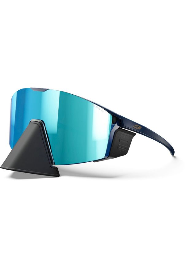 Okulary żeglarskie JULBO EDGE COVER niebieski kat. 4 HD Spectron Polarized. Kolor: szary, niebieski, wielokolorowy. Sport: żeglarstwo
