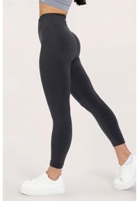 GYM GLAMOUR - Legginsy fitness damskie Gym Glamour flexible 2.0. Kolor: szary, brązowy, wielokolorowy. Sport: fitness