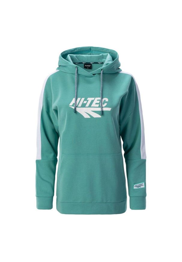 Hi-tec - Bluza Z Kapturem Damska Paval II. Typ kołnierza: kaptur. Kolor: niebieski, wielokolorowy, biały. Sport: turystyka piesza