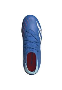 Adidas - Buty adidas Predator Accuracy.3 Ll Fg Jr IE9503 niebieskie. Kolor: niebieski. Materiał: materiał. Szerokość cholewki: normalna #5