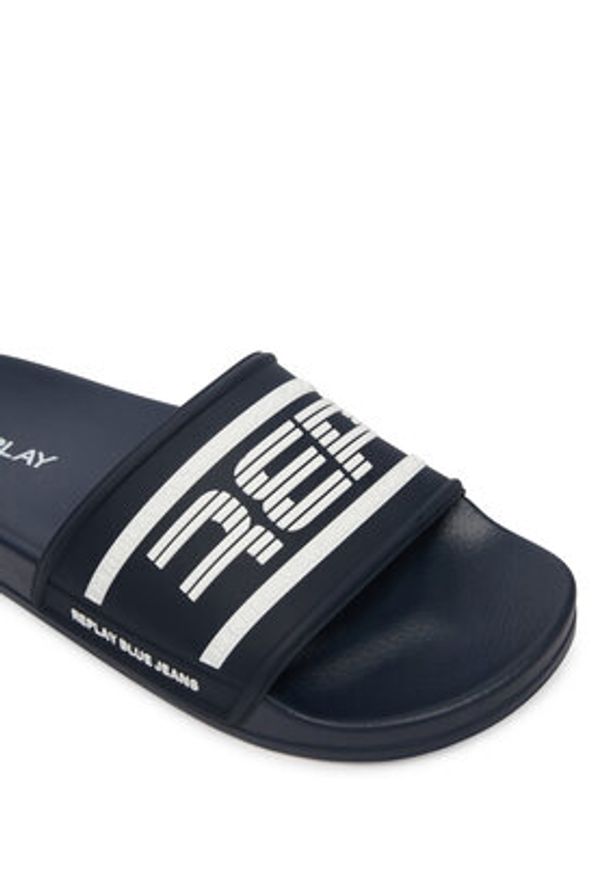 Replay - REPLAY Klapki GMF1A .000.C0078S Granatowy. Kolor: niebieski. Materiał: syntetyk