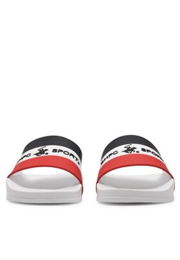 Beverly Hills Polo Club Klapki MP-CA23054-1C Biały. Kolor: biały. Materiał: guma