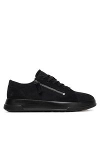 ecco - ECCO Sneakersy 22381350472 Czarny. Kolor: czarny. Materiał: zamsz, skóra