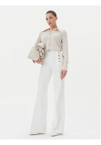 ViCOLO Jeansy DD5144 Biały Wide Leg. Kolor: biały #2