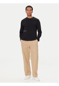 United Colors of Benetton - United Colors Of Benetton Koszulka piżamowa 30964M021 Czarny Regular Fit. Kolor: czarny. Materiał: bawełna #4