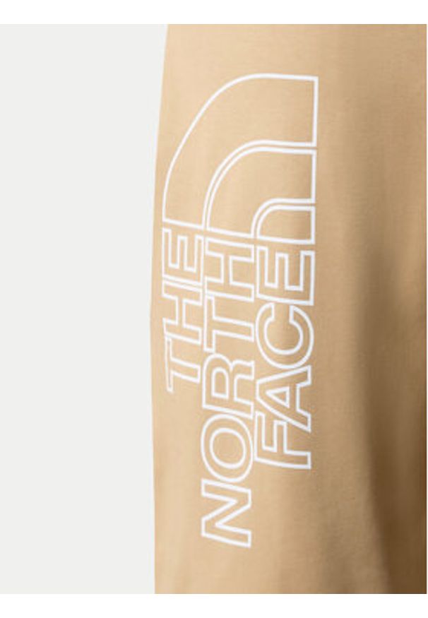 The North Face Szorty sportowe Graphic NF0A3S4F Beżowy Regular Fit. Kolor: beżowy. Materiał: bawełna. Styl: sportowy