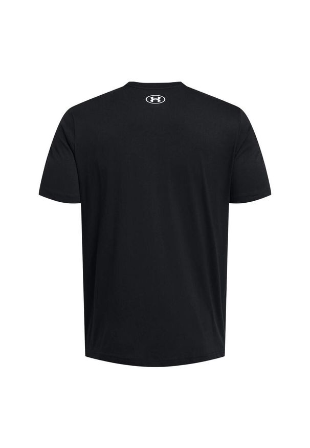 Under Armour - T-shirt Męski Logo 1382911 432. Kolor: czarny