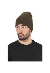 FLEXFIT - Czapka Ciężkiej Grubości Długa. Kolor: zielony