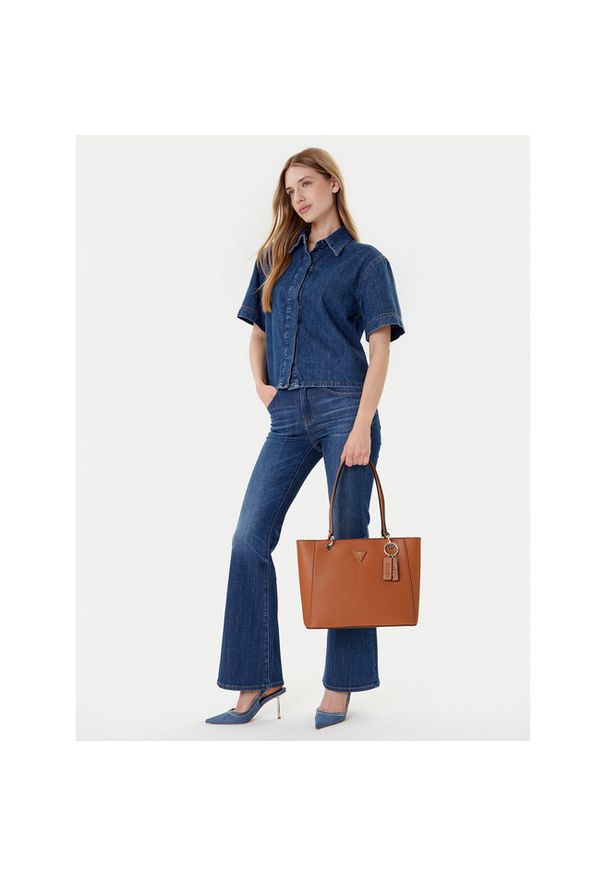 Torebka Guess. Kolor: brązowy