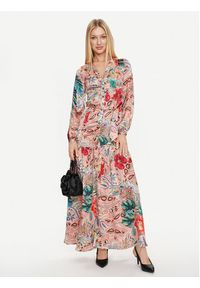 Marciano Guess Sukienka koszulowa 2GGK70 9700Z Kolorowy Regular Fit. Materiał: syntetyk. Wzór: kolorowy. Typ sukienki: koszulowe #4