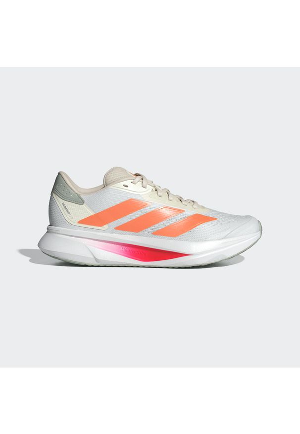 Adidas - Buty Duramo SL 2 Running. Kolor: biały, szary, wielokolorowy, pomarańczowy. Sport: bieganie